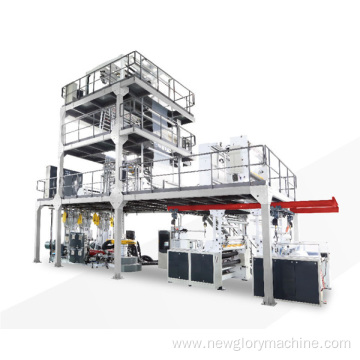 B type three layer co-extruder